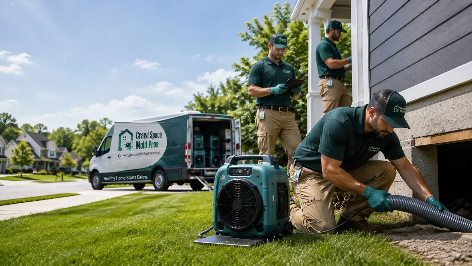 Crawl Space Mold Removal in Stirling City, CA
